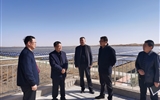學院領導檢查指導校辦企業(yè)武威泰豐新能源有限責任公司古浪20兆瓦光伏扶貧電站生產和安全工作